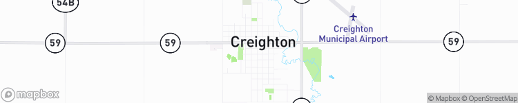 Creighton - map