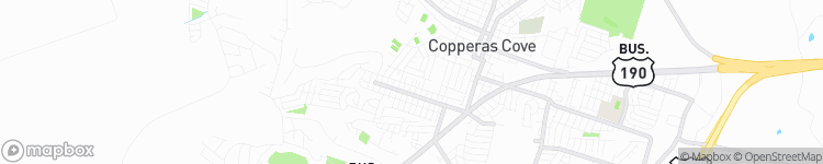 Copperas Cove - map