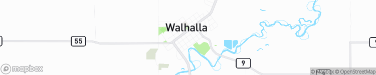 Walhalla - map