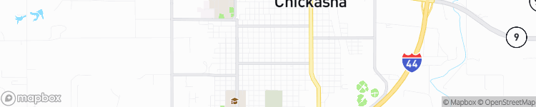 Chickasha - map