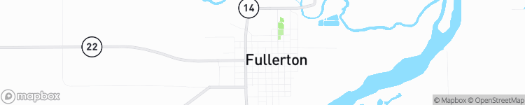 Fullerton - map