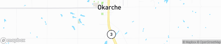 Okarche - map