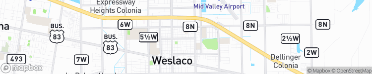 Weslaco - map