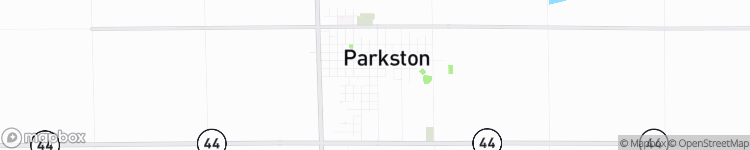 Parkston - map