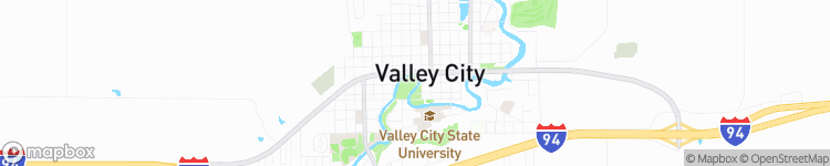 Valley City - map