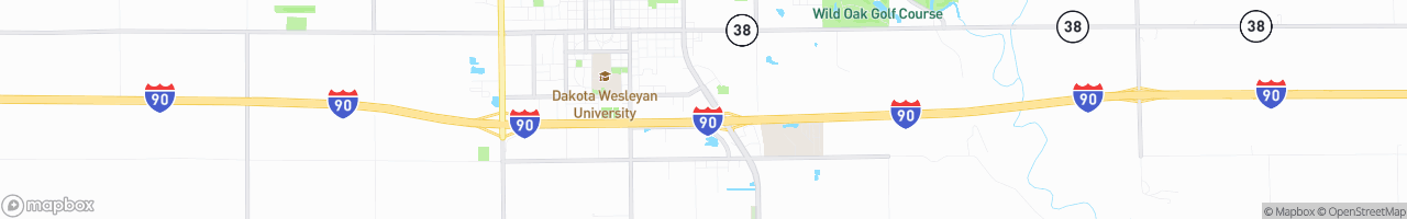 I-90 Fuel Services - map