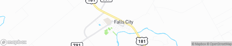 Falls City - map