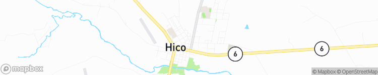 Hico - map