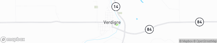 Verdigre - map