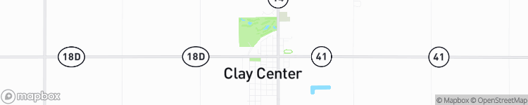 Clay Center - map