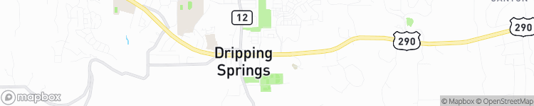 Dripping Springs - map