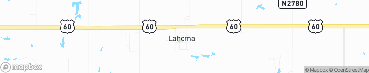 Lahoma - map