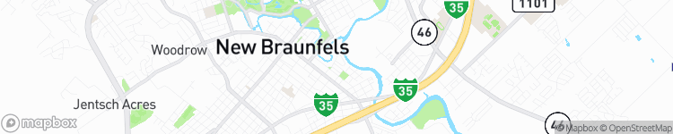 New Braunfels - map
