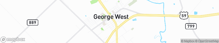 George West - map