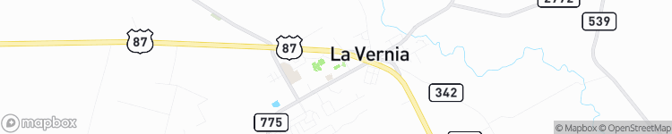 La Vernia - map