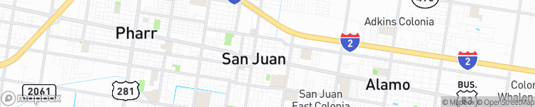 San Juan - map