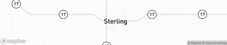 Sterling - map