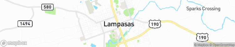 Lampasas - map