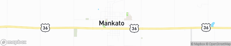Mankato - map