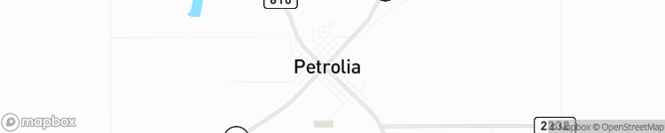 Petrolia - map