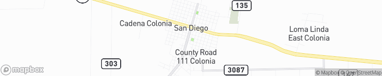 San Diego - map