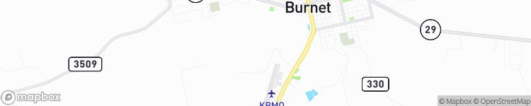 Burnet - map