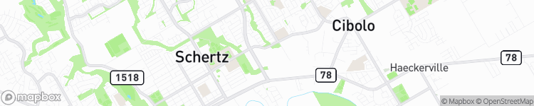 Schertz - map