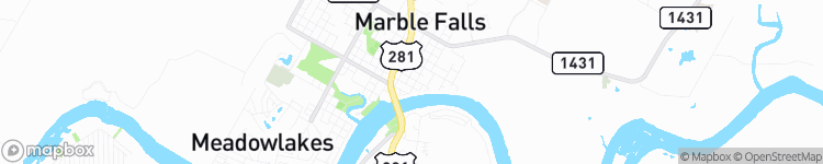 Marble Falls - map