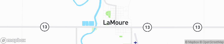LaMoure - map