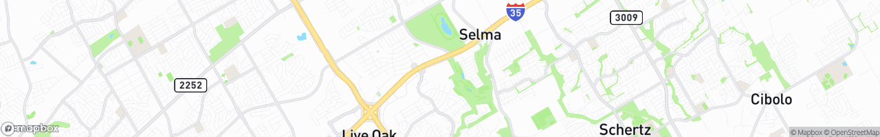 Holiday Inn Express & Suites Selma - map