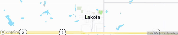 Lakota - map