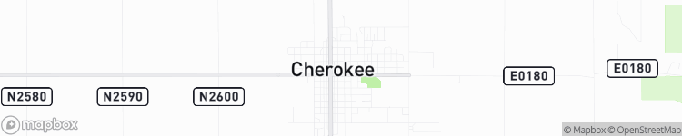 Cherokee - map