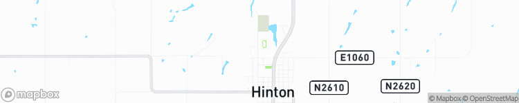 Hinton - map