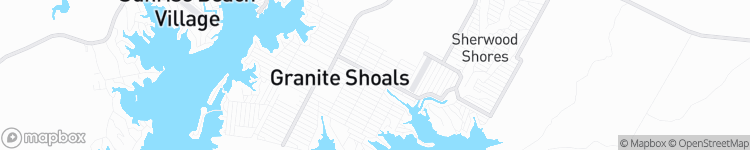 Granite Shoals - map