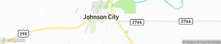Johnson City - map
