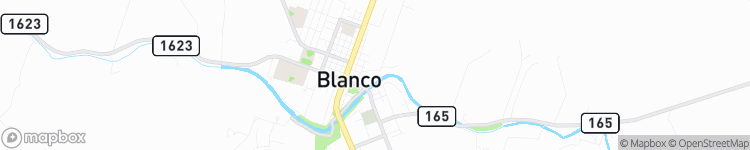 Blanco - map
