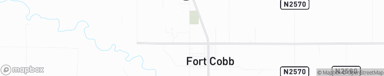 Fort Cobb - map