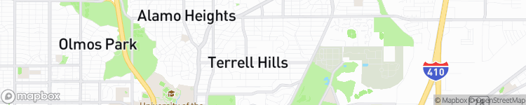 Terrell Hills - map