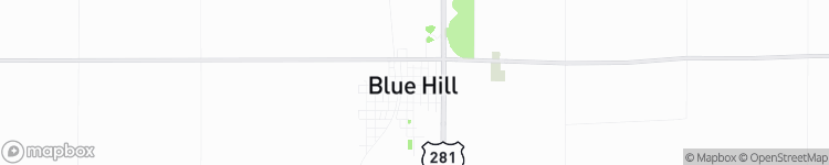 Blue Hill - map
