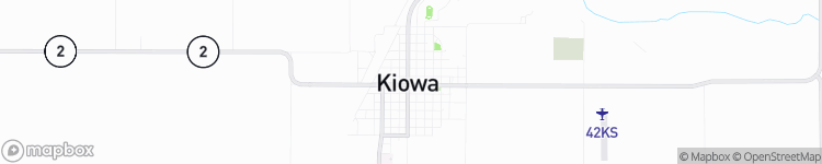 Kiowa - map