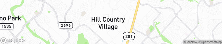 Hill Country Village - map