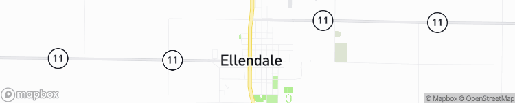 Ellendale - map