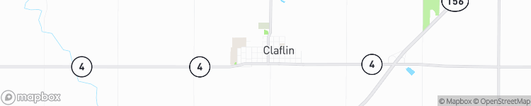 Claflin - map