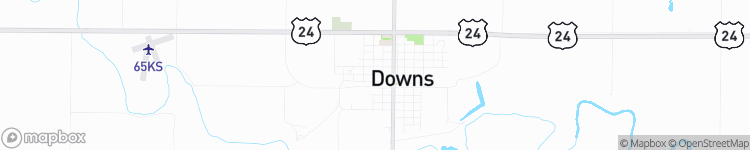 Downs - map