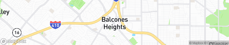 Balcones Heights - map
