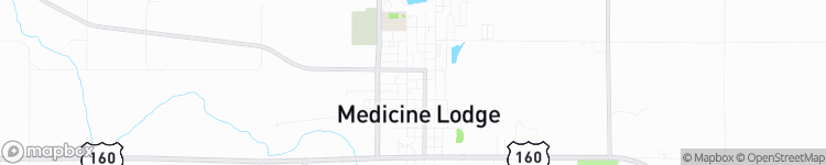 Medicine Lodge - map