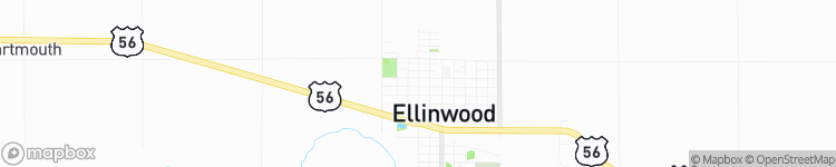 Ellinwood - map