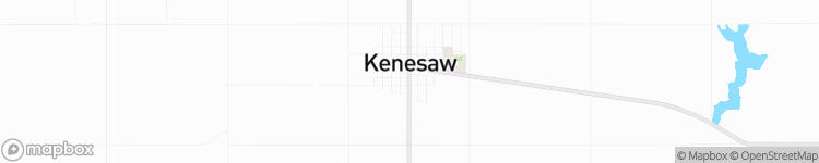 Kenesaw - map