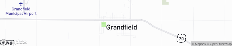 Grandfield - map