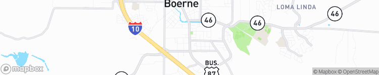 Boerne - map